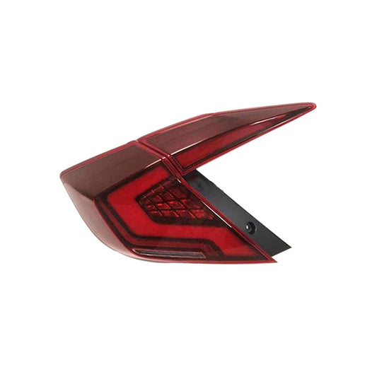 Projector Tail Lamps  Honda Civic 2016-2021 Audi Design Red Lens Rear Left Side Parking + Running Function  (China)