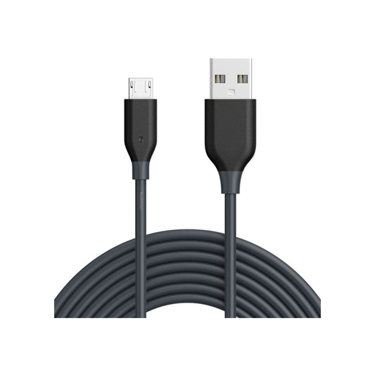 Mobile Charging / Data Cable Mt Power  Usb To Android Single 3.8A Fast Charging  01 Meter Grey 01 Pc/Pack Colour Box Pack A1+Plus (China)