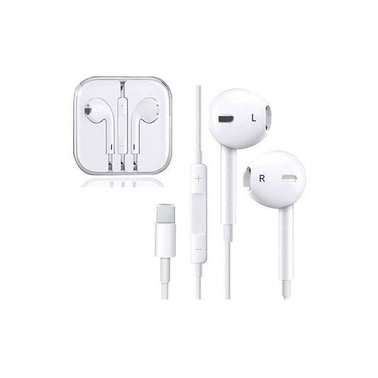 Mobile Handsfree / Headphones  Apple Head Phones + Remote + Mic Type   Iphone Port 1.2 Meters White 01 Sets / Pack Colour Box Pack 4R63810Zb (China)