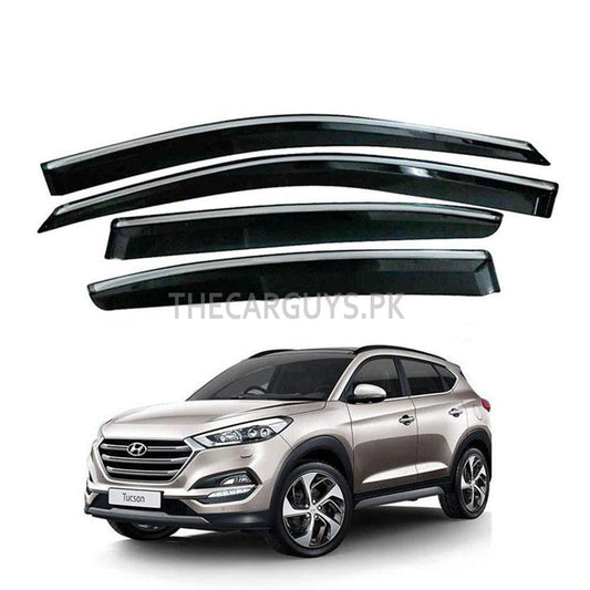 Air Press Bfk Injection Type Original Design With Chrome Border Clip Fitting Hyundai Tucson 2021 Box Pack 04 Pcs/Pack Black (China)