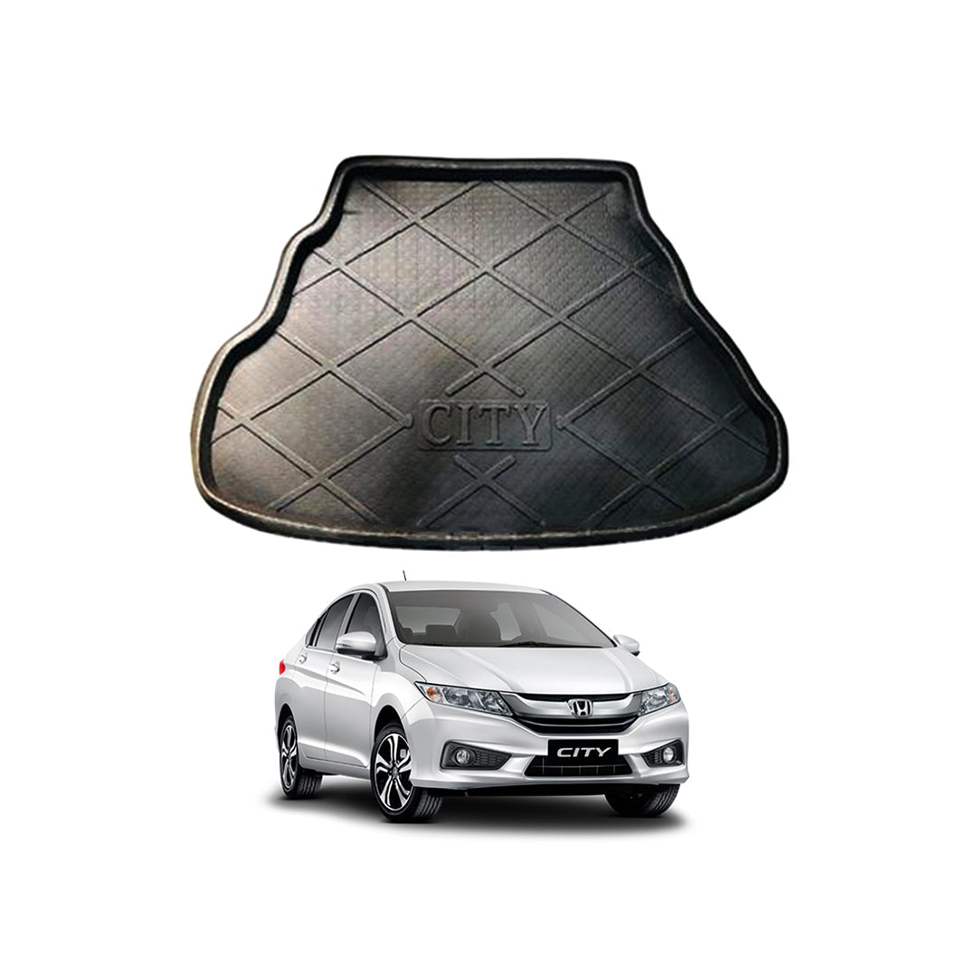 Car Trunk Mat Eva Material Honda City 2018-2020 Black City Logo 01 Pc/Set