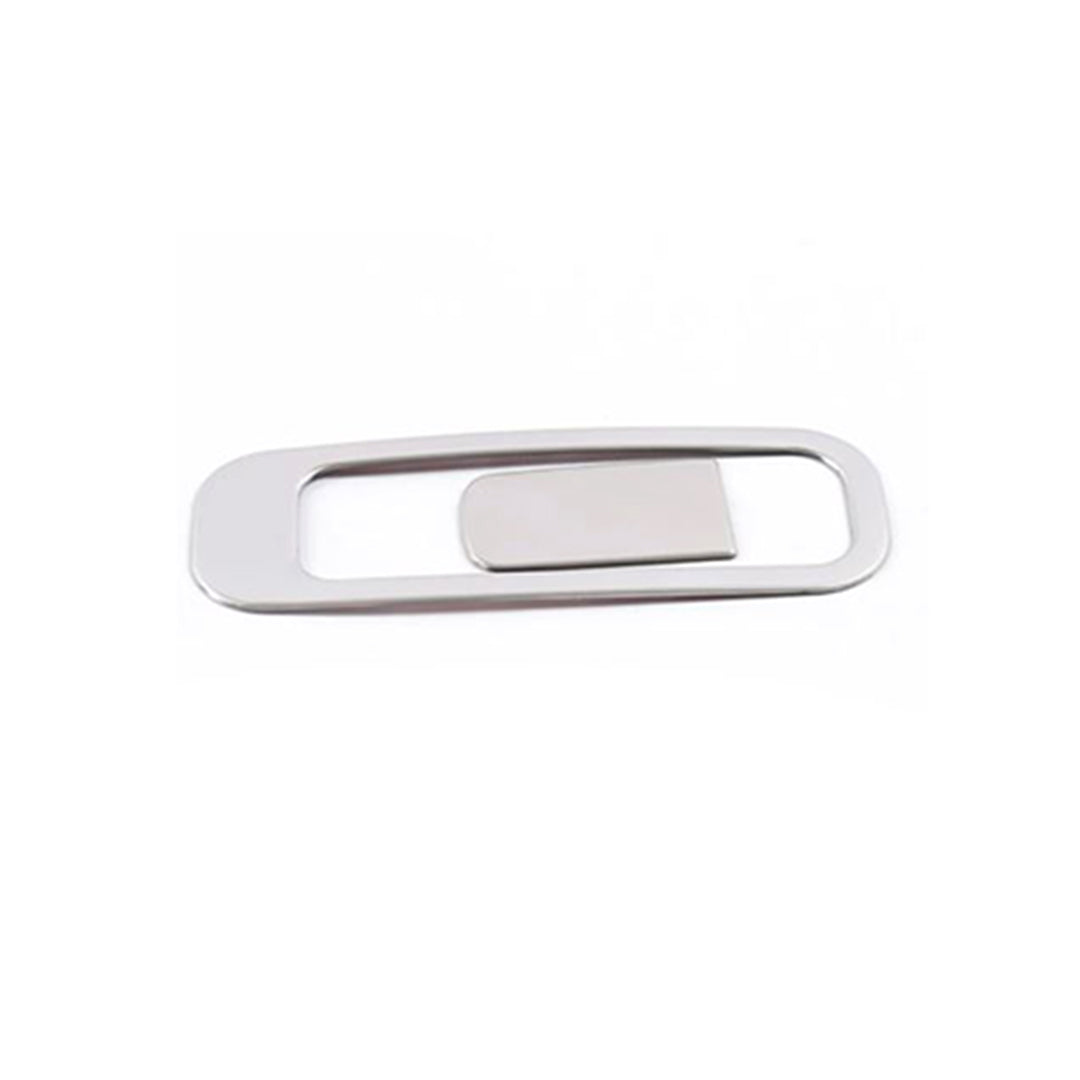 Chrome Glove Storage Box Handle Trim Steel Tape Type Fitting Mg Hs 2021 Full Chrome 02 Pcs/Set (China)