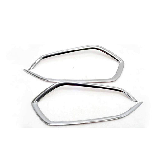 Chrome Fog Lamp Trim  Plastic Tape Type Fitting Hyundai Tucson 2021 Full Chrome 02 Pcs/Set 15-19 03L+R (China)