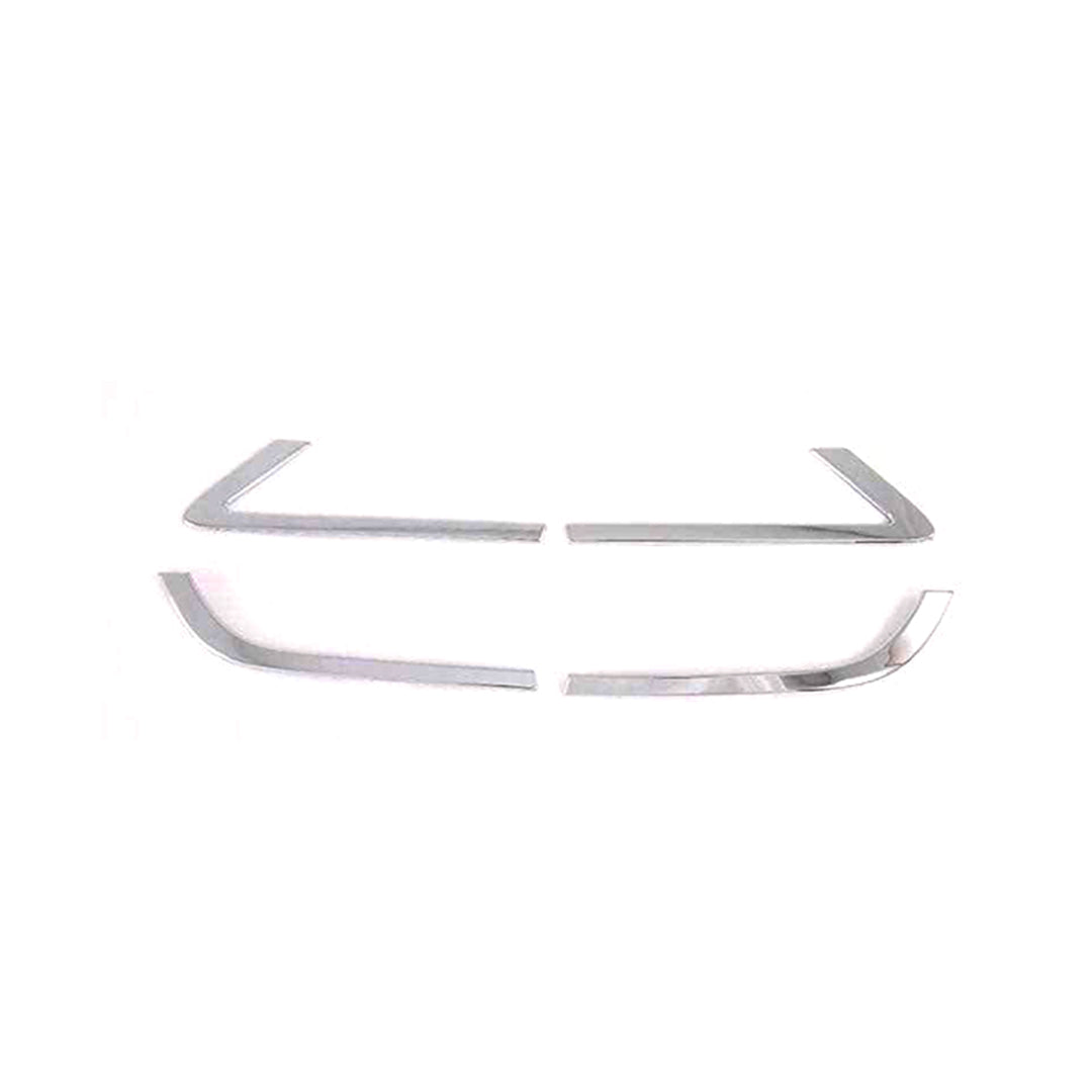 Chrome Rear Bumper Reflector Trim Plastic Tape Type Fitting Hyundai Tucson 2021 Full Chrome 02 Pcs/Set 15-19-04 (China)