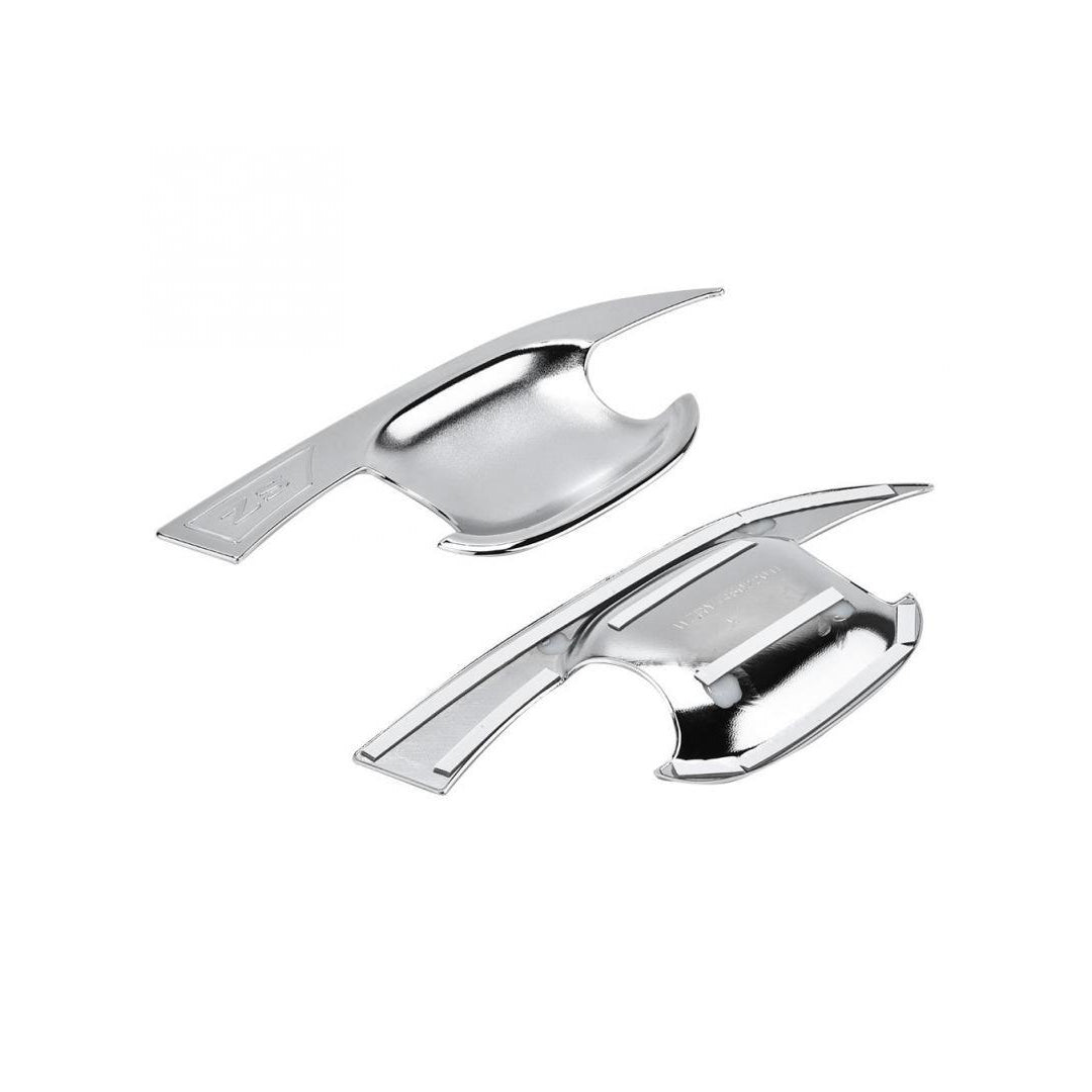 Chrome Outer Door Handle Bowl Trim Plastic Tape Type Fitting Mg Hs 2021 Full Chrome 04 Pcs/Set (China)
