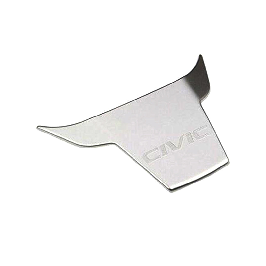 Chrome Steering Wheel Trim Plastic Tape Type Fitting Honda Civic 2018 Full Chrome 01 Pc/Set Ma001083 (China)