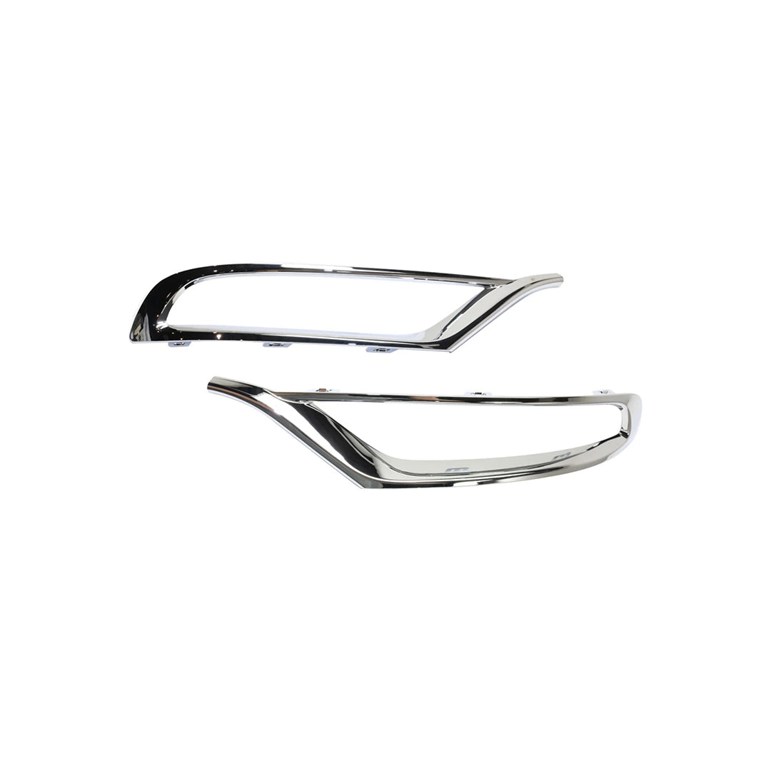 Chrome Head Lamp Molding Plastic Tape Type Fitting Honda Civic 2018 Full Chrome 02 Pcs/Set (China)