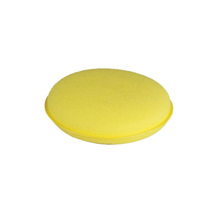 Car Polishing Applicator Pads  4" Standard Quality Yellow 01 Pc/Pack Poly Bag Pack