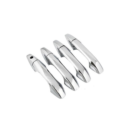 Chrome Handle Covers Full Plastic Tape Type Fitting Honda City 2021 Full Chrome 08 Pcs/Set (China)