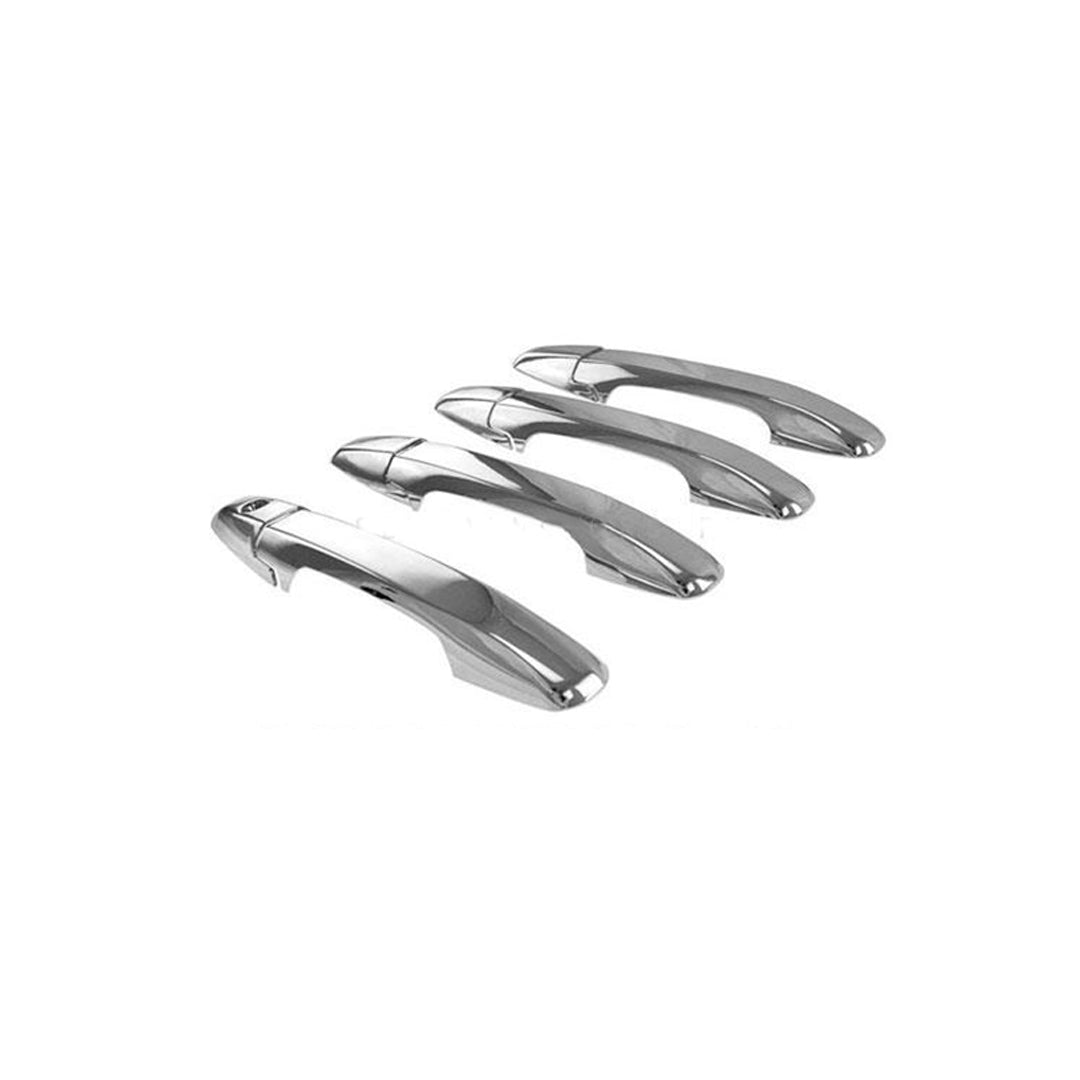 Chrome Handle Covers Half Plastic Tape Type Fitting Toyota Corolla 2012 Full Chrome 08 Pcs/Set (China)
