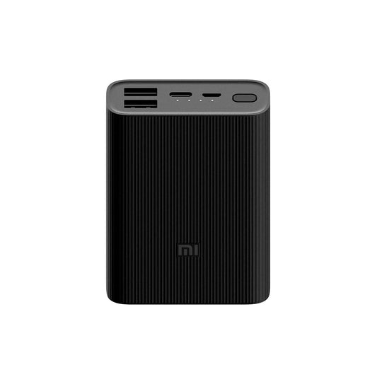 Power / Battery Bank Mi 10000Mah 2.5A 35W Android Type C In + 2 * Usb Out  Fast Charging   Premium Quality Black Colour Box Pack Ultra Compect (China)