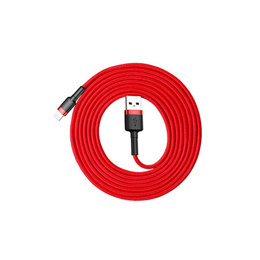 Mobile Charging / Data Cable Baseus Usb To Iphone Single  Fast Charging  1.5 Meters Red 01 Pc/Pack Pvc Bag Pack