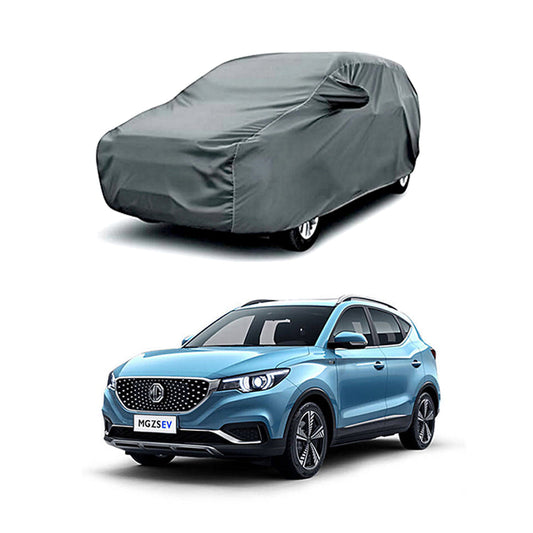 Car Anti-Scratch / Dust Proof / All Weather Proof Top Cover Pvc Material   Mg Zs Ev  Grey  Zipper Bag Pack Vp (China)