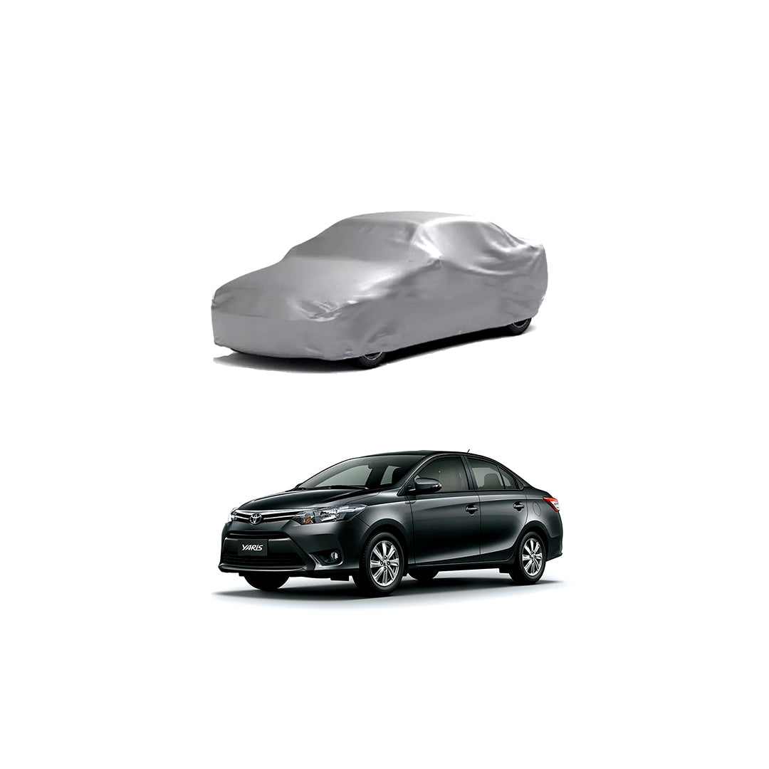 Car Anti-Scratch / Dust Proof / All Weather Proof Top Cover Pvc Material Toyota Yaris 2020 Grey Zipper Bag Pack Vp (China)