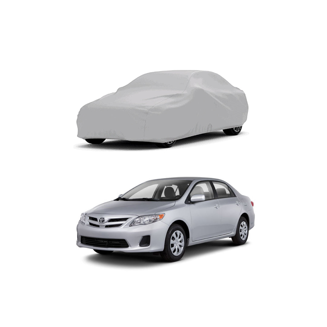 Car Anti-Scratch / Dust Proof / All Weather Proof Top Cover Pvc Material Toyota Corolla 2007-2011 Grey Zipper Bag Pack Vp (China)