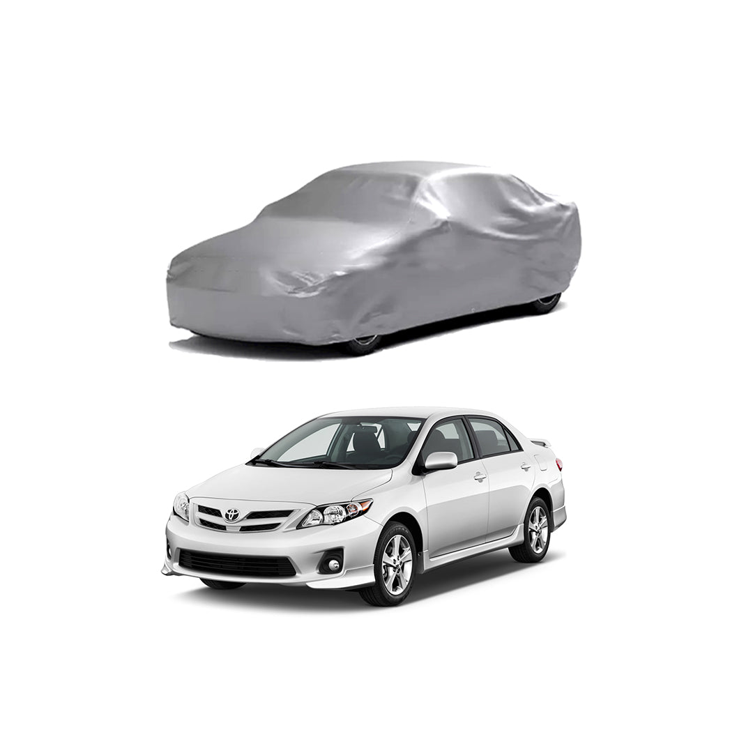 Car Anti-Scratch / Dust Proof / All Weather Proof Top Cover Pvc Material Toyota Corolla 2012-2013 Grey Zipper Bag Pack Vp (China)
