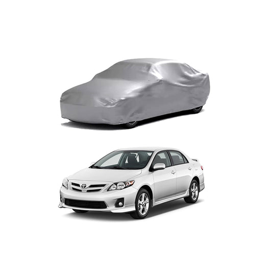 Car Anti-Scratch / Dust Proof / All Weather Proof Top Cover Pvc Material   Toyota Corolla 2012-2013  Grey  Zipper Bag Pack Vp (China)