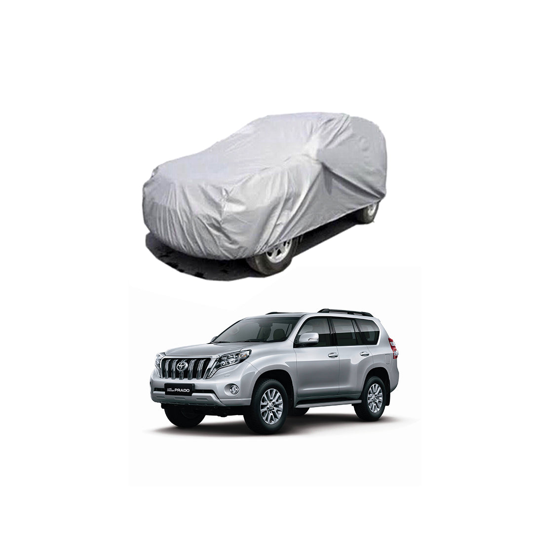 Car Anti-Scratch / Dust Proof / All Weather Proof Top Cover Pvc Material Toyota Prado Fj-150 2014-2017 Grey Zipper Bag Pack Vp (China)