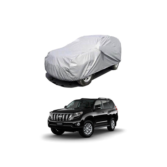 Car Anti-Scratch / Dust Proof / All Weather Proof Top Cover Pvc Material   Toyota Prado Fj-150 2018-2021  Grey  Zipper Bag Pack Vp (China)