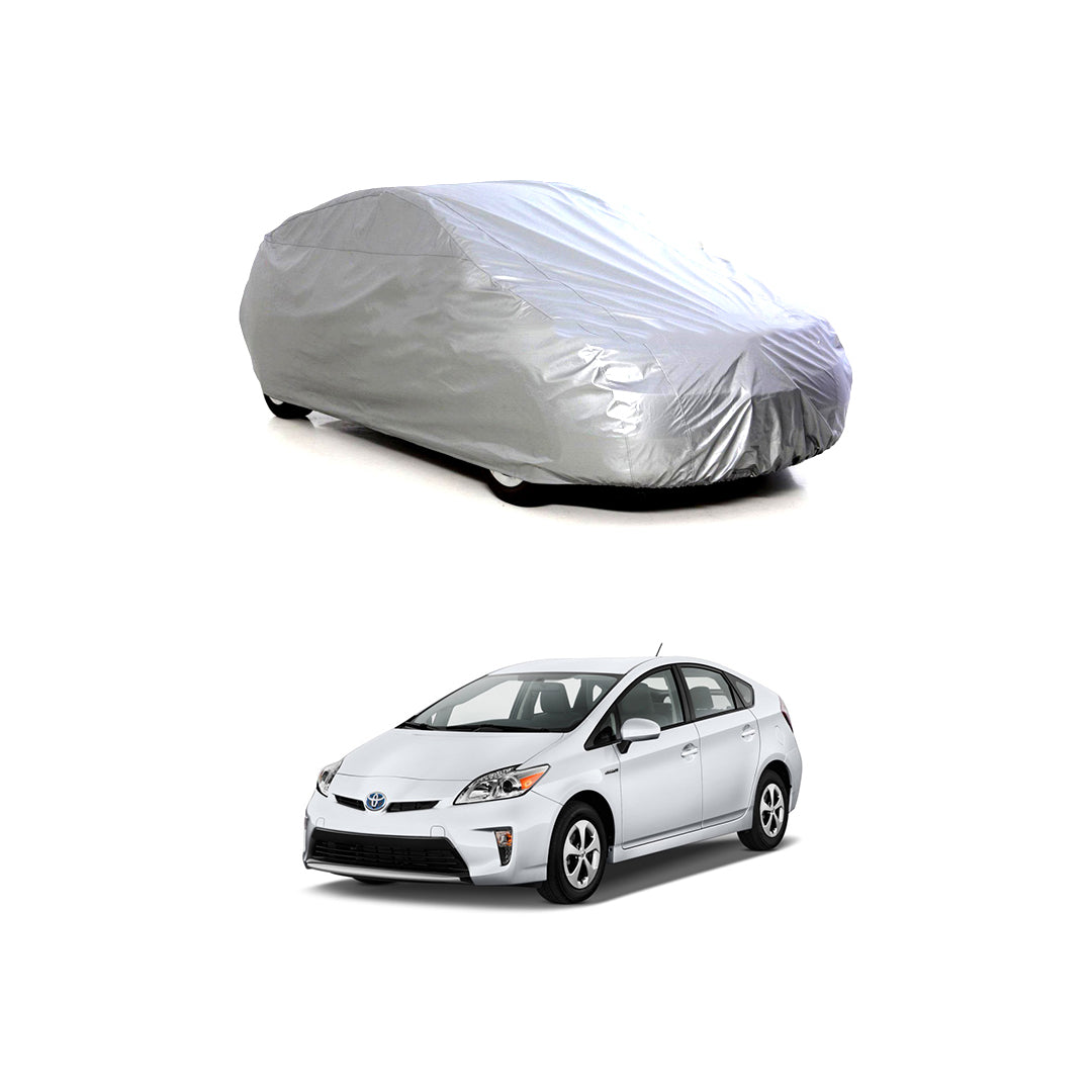 Car Anti-Scratch / Dust Proof / All Weather Proof Top Cover Pvc Material Toyota Prius 2009-2014 Grey Zipper Bag Pack Vp (China)