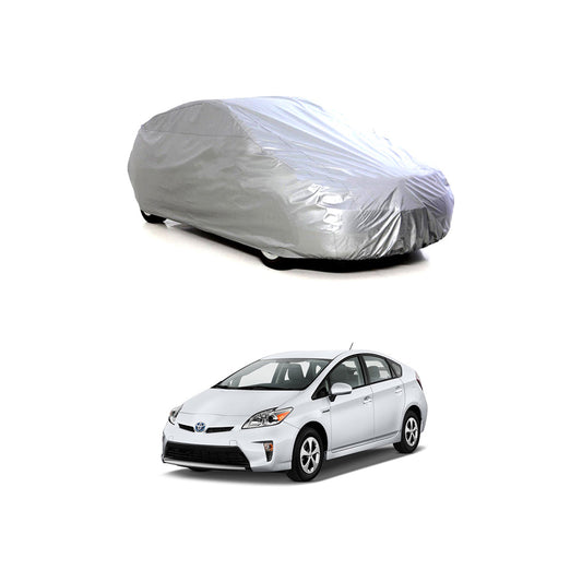 Car Anti-Scratch / Dust Proof / All Weather Proof Top Cover Pvc Material   Toyota Prius 2009-2014  Grey  Zipper Bag Pack Vp (China)