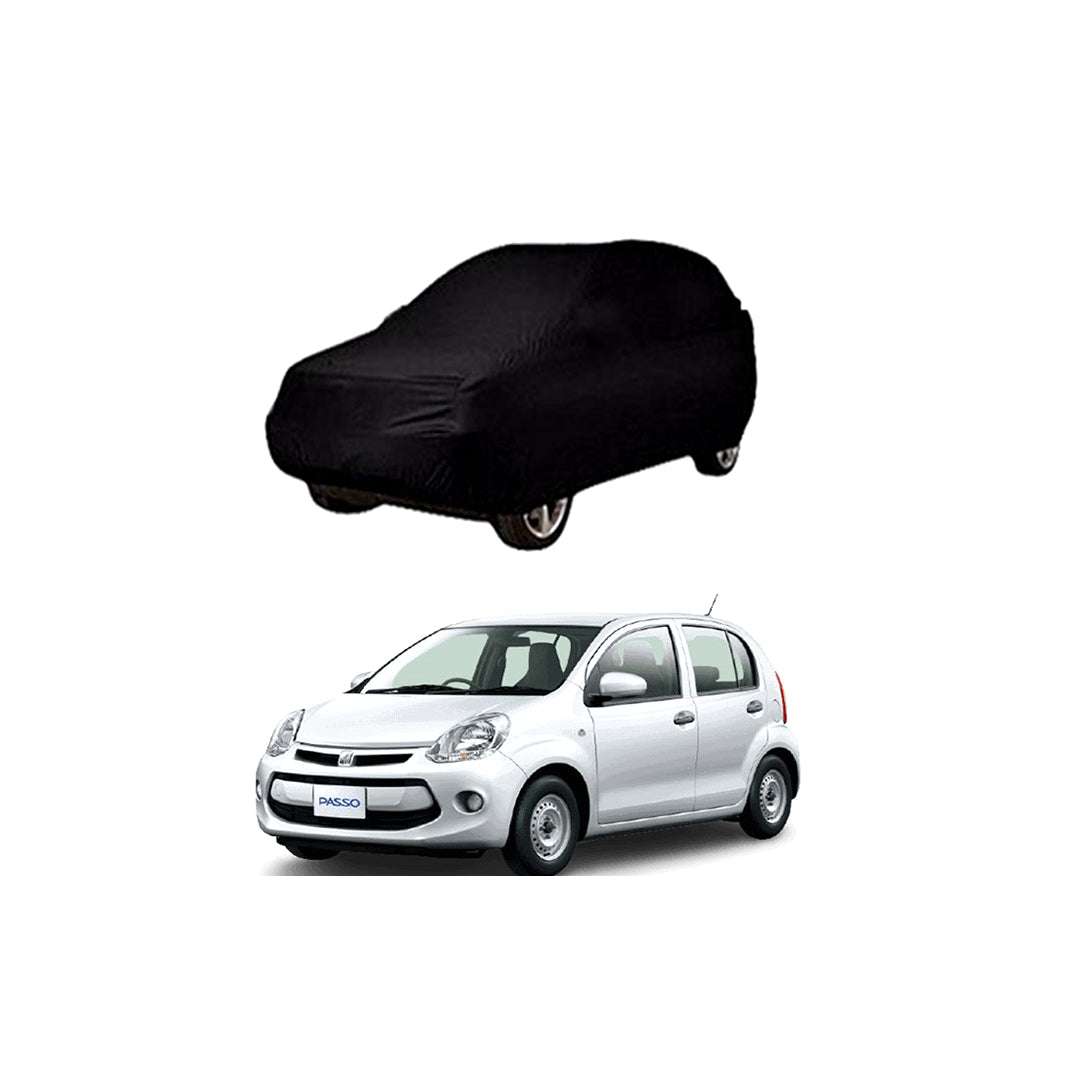 Car Anti-Scratch / Dust Proof / All Weather Proof Top Cover Pvc Material Toyota Passo 2010-2015 Grey Zipper Bag Pack Vp (China)