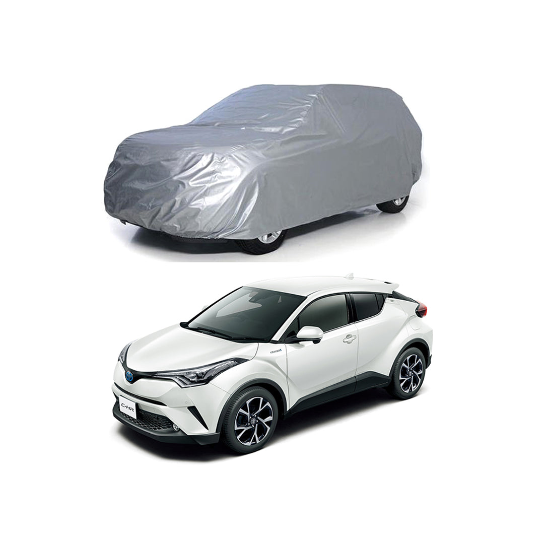 Car Anti-Scratch / Dust Proof / All Weather Proof Top Cover Pvc Material Toyota Chr 2017-2018 Grey Zipper Bag Pack Vp (China)