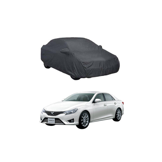 Car Anti-Scratch / Dust Proof / All Weather Proof Top Cover Pvc Material   Toyota Mark X 2009-2018  Grey  Zipper Bag Pack Vp (China)