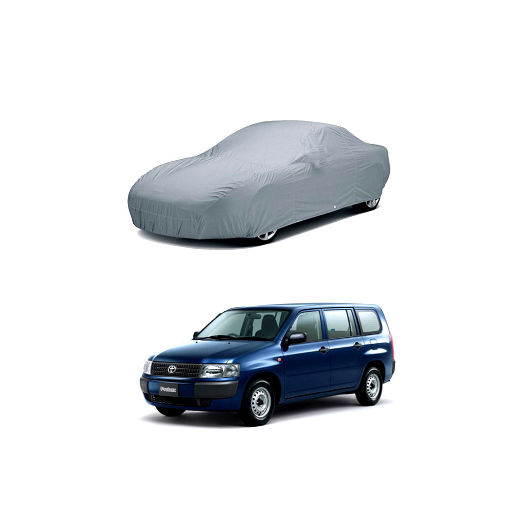 Car Anti-Scratch / Dust Proof / All Weather Proof Top Cover Pvc Material Toyota Probox 2010-2018 Grey Zipper Bag Pack Vp (China)