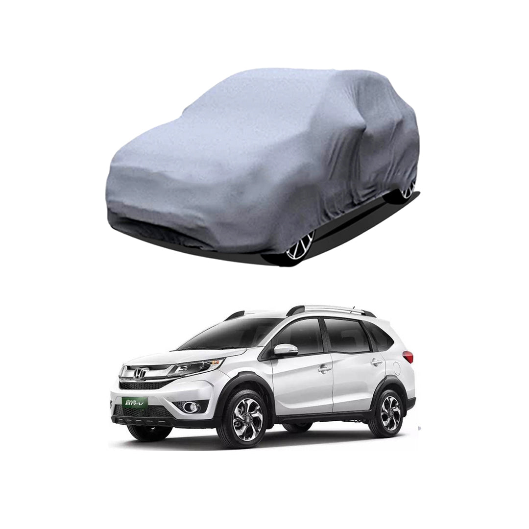 Car Anti-Scratch / Dust Proof / All Weather Proof Top Cover Pvc Material   Honda Brv 2021  Grey  Zipper Bag Pack Vp (China)