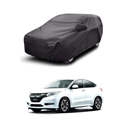 Car Anti-Scratch / Dust Proof / All Weather Proof Top Cover Pvc Material   Honda Vezel 2014-2020  Grey  Zipper Bag Pack Vp (China)