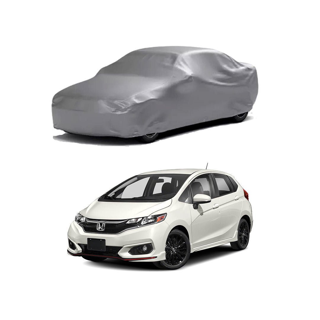 Car Anti-Scratch / Dust Proof / All Weather Proof Top Cover Pvc Material Honda Fit 2014-2018 Grey Zipper Bag Pack Vp (China)