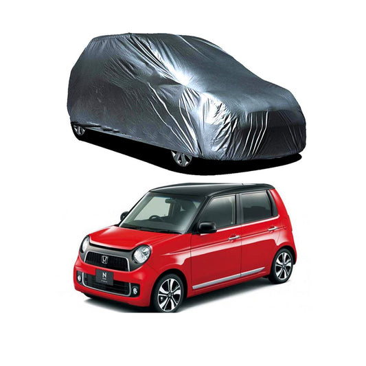 Car Anti-Scratch / Dust Proof / All Weather Proof Top Cover Pvc Material   Honda N-One 2012-2018  Grey  Zipper Bag Pack Vp (China)