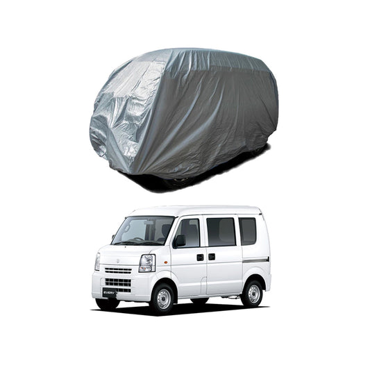 Car Anti-Scratch / Dust Proof / All Weather Proof Top Cover Pvc Material   Suzuki  Every Dabba 2005-2018  Grey  Zipper Bag Pack Vp (China)