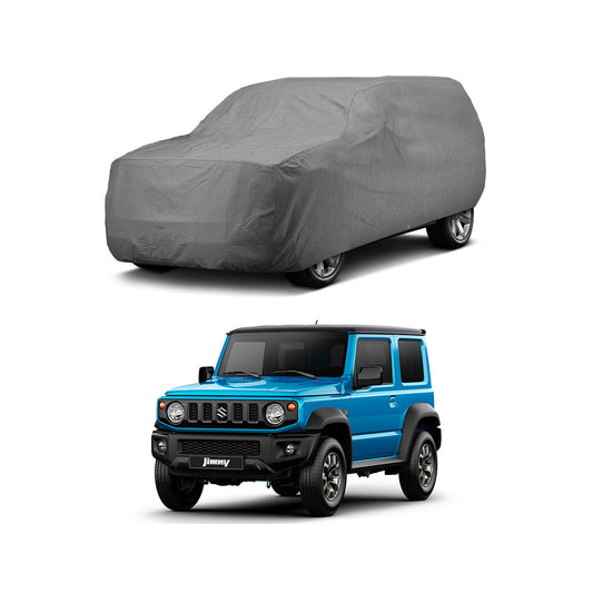 Car Anti-Scratch / Dust Proof / All Weather Proof Top Cover Pvc Material   Suzuki Jimny 2010-2018  Grey  Zipper Bag Pack Vp (China)