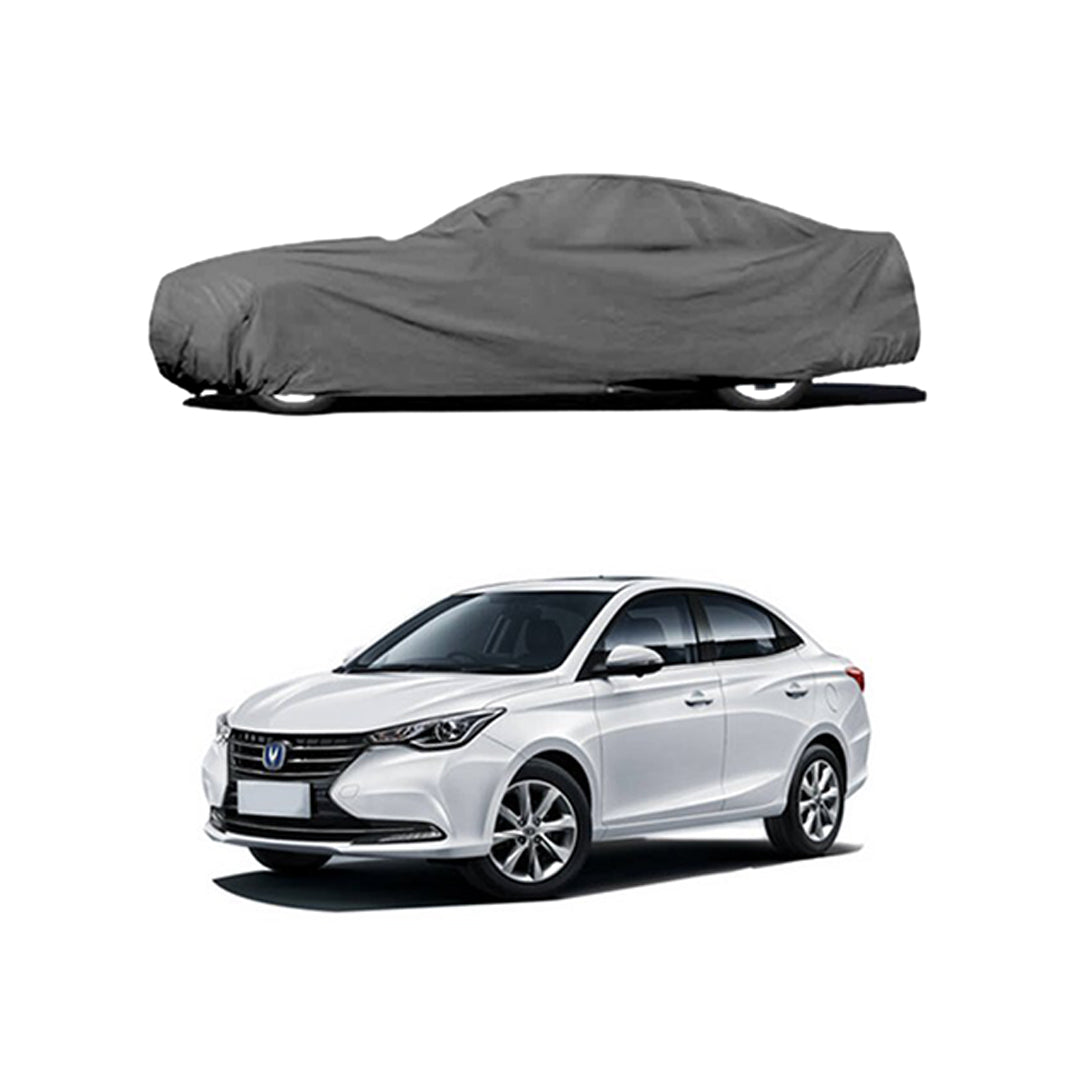 Car Anti-Scratch / Dust Proof / All Weather Proof Top Cover Pvc Material   Changan Alsvin 2021  Grey  Zipper Bag Pack Vp (China)