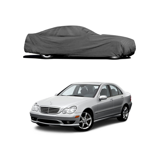 Car Anti-Scratch / Dust Proof / All Weather Proof Top Cover Pvc Material   Mercedes  E Class 2003-2008  Grey  Zipper Bag Pack Vp (China)