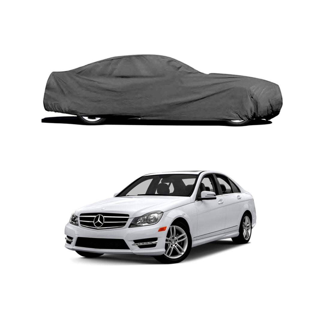 Car Anti-Scratch / Dust Proof / All Weather Proof Top Cover Pvc Material   Mercedes  E Class 2010-2012  Grey  Zipper Bag Pack Vp (China)