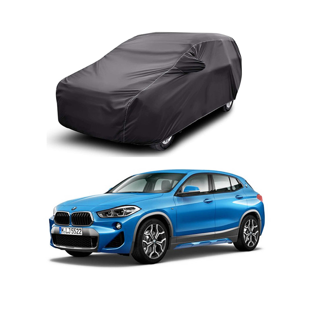 Car Anti-Scratch / Dust Proof / All Weather Proof Top Cover Pvc Material   Bmw X2 2021  Grey  Zipper Bag Pack Vp (China)