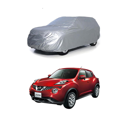 Car Anti-Scratch / Dust Proof / All Weather Proof Top Cover Pvc Material   Nissan Juke 2010-2018  Grey  Zipper Bag Pack Vp (China)