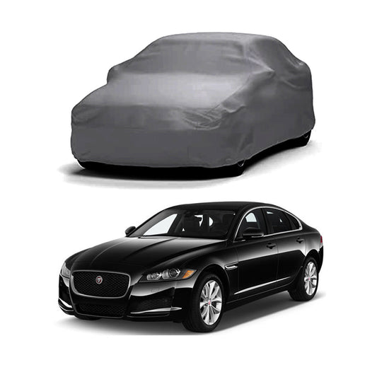 Car Anti-Scratch / Dust Proof / All Weather Proof Top Cover Pvc Material   Jaguar Xf 2013-2015  Grey  Zipper Bag Pack Vp (China)