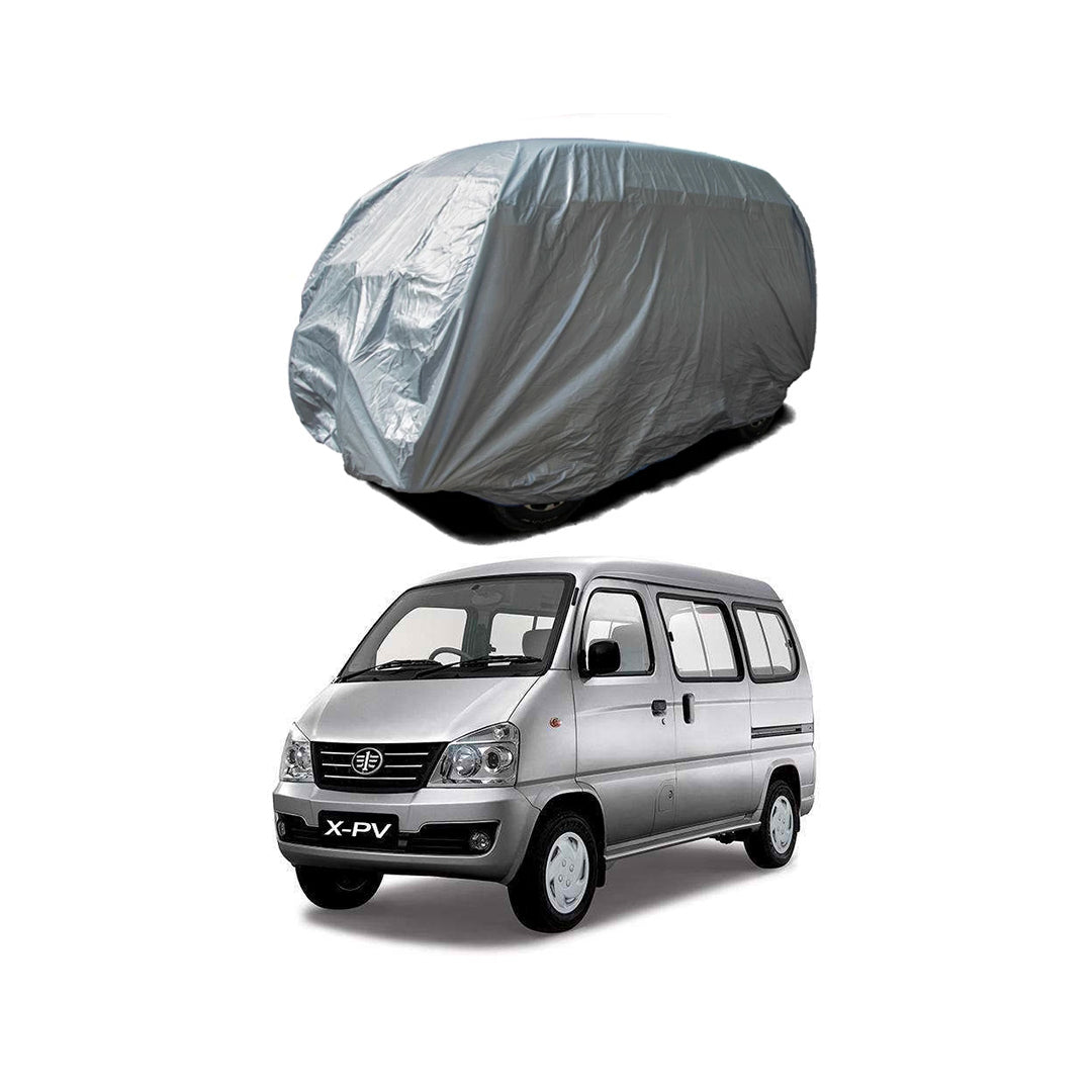 Car Anti-Scratch / Dust Proof / All Weather Proof Top Cover Pvc Material   Faw X-Pv 2013-2018  Grey  Zipper Bag Pack Vp (China)