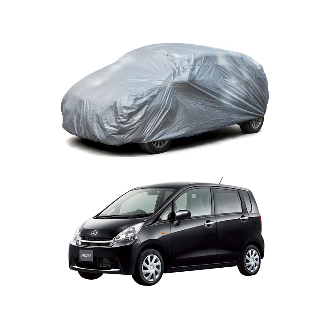 Car Anti-Scratch / Dust Proof / All Weather Proof Top Cover Pvc Material   Daihatsu Move 2011-2014  Grey  Zipper Bag Pack Vp (China)