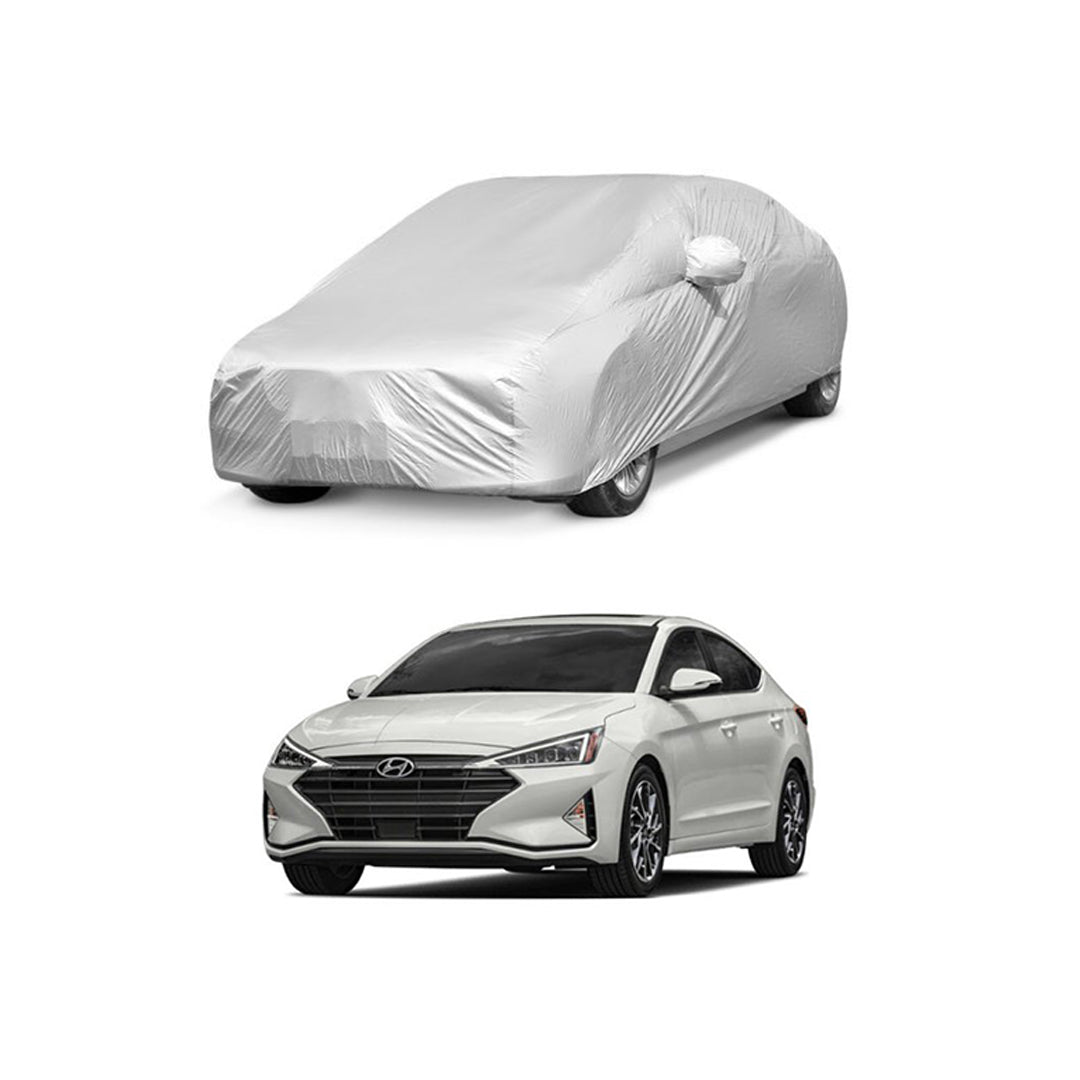 Car Anti-Scratch / Dust Proof / All Weather Proof Top Cover Microfiber Material Hyundai Elantra 2021 Mix Colours Bag Pack Vp (Pakistan)