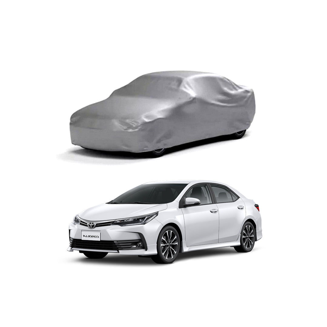 Car Anti-Scratch / Dust Proof / All Weather Proof Top Cover Microfiber Material Toyota Corolla Altis 2018-2020 Mix Colours Bag Pack | V P (Pakistan)