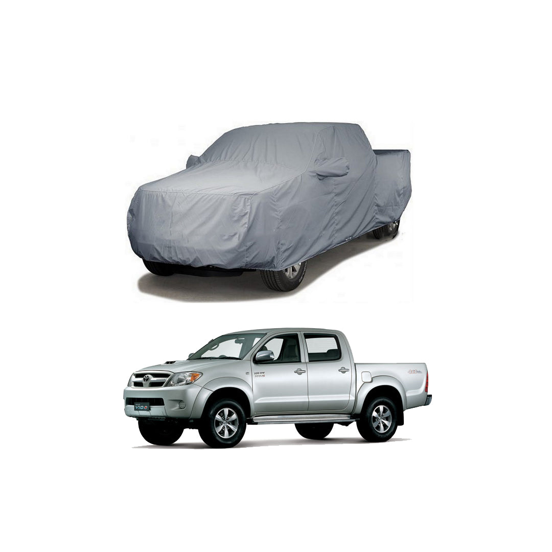 Car Anti-Scratch / Dust Proof / All Weather Proof Top Cover Microfiber Material Toyota Vigo 2005 Mix Colours Bag Pack Vp (Pakistan)