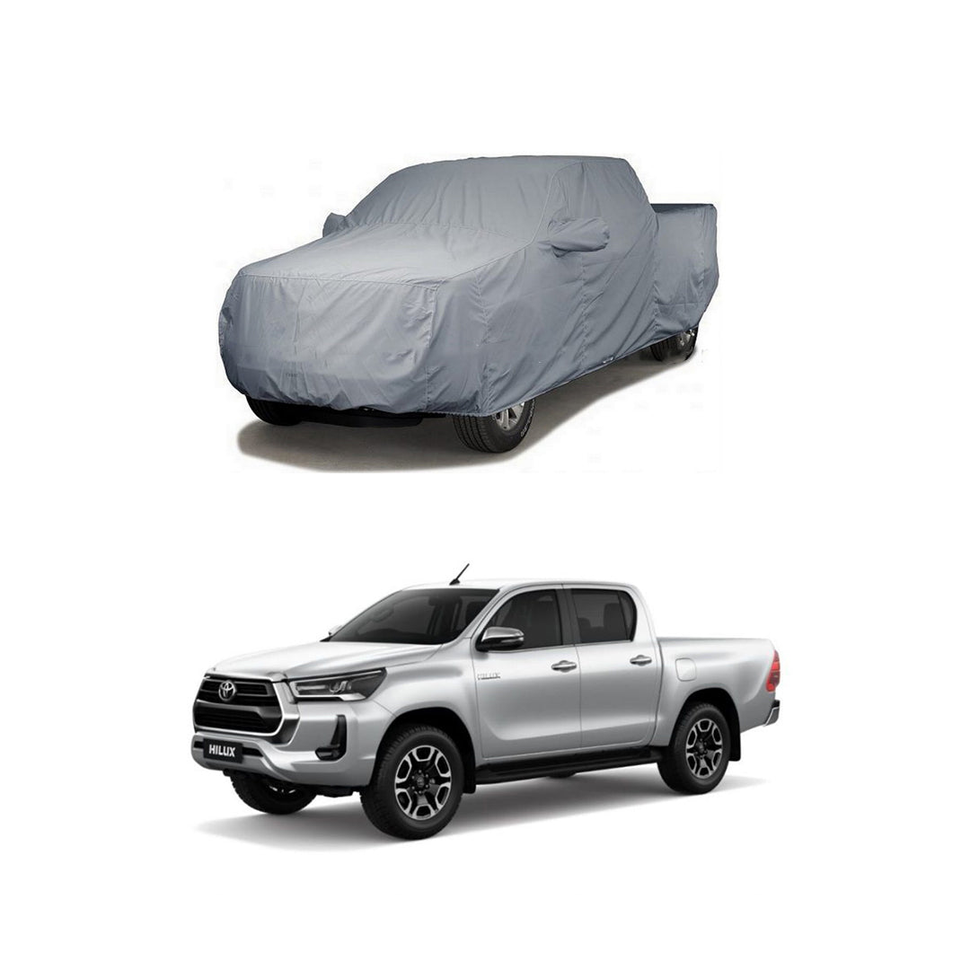 Car Anti-Scratch / Dust Proof / All Weather Proof Top Cover Microfiber Material   Toyota Revo 2021  Mix Colours  Bag Pack Vp (Pakistan)