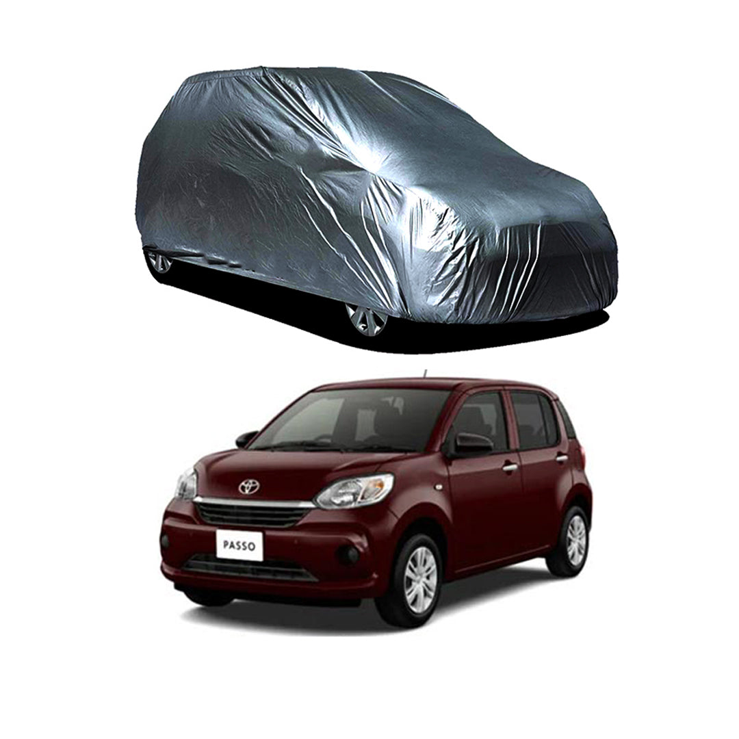 Car Anti-Scratch / Dust Proof / All Weather Proof Top Cover Microfiber Material Toyota Passo 2018 Mix Colours Bag Pack Vp (Pakistan)