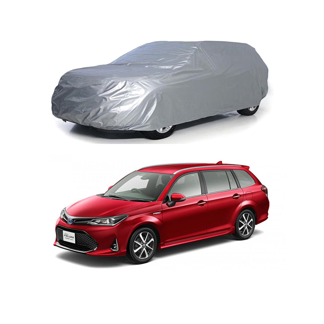 Car Anti-Scratch / Dust Proof / All Weather Proof Top Cover Microfiber Material Toyota Corolla Feilder 2012-2018 Mix Colours Bag Pack | V P (Pakistan)