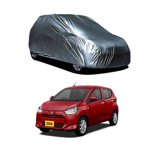 Car Anti-Scratch / Dust Proof / All Weather Proof Top Cover Microfiber Material   Toyota Pixies 2012-2018  Mix Colours  Bag Pack  | V P (Pakistan)